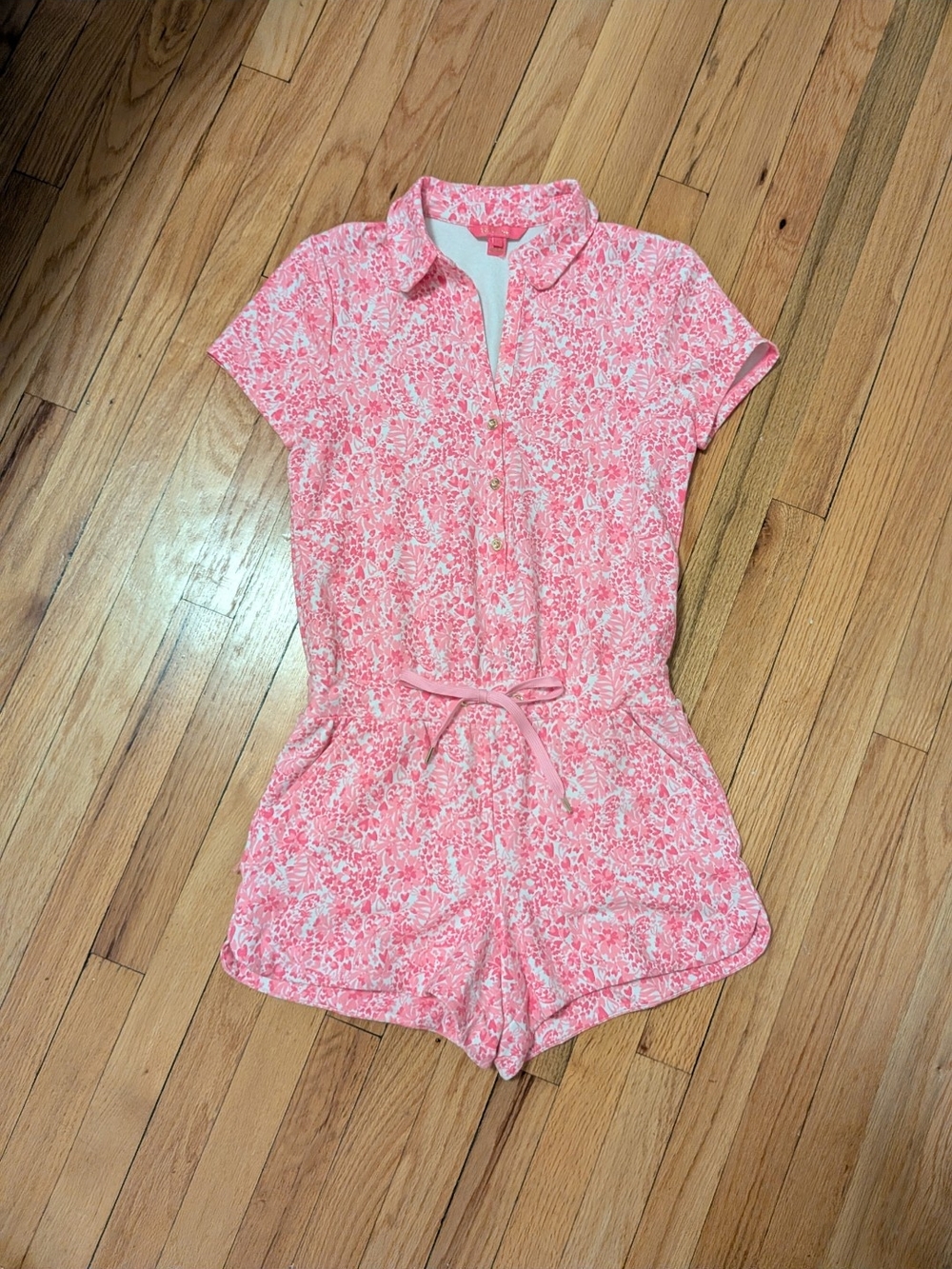 Lilly Pulitzer Pink Jorgie Romper